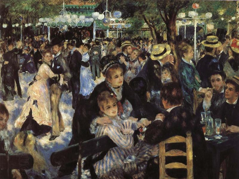 Pierre Auguste Renoir Red Mill Street dance oil painting picture
